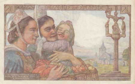 France 20 Francs Pêcheur - C.161 - 1947