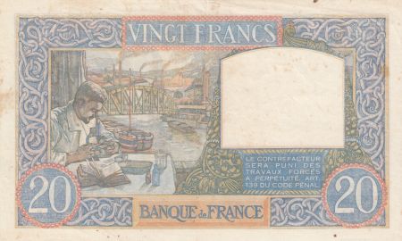 France 20 Francs Science et Travail - 07-12-1939 Série E.146