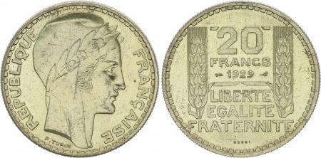 France 20 Francs Turin - 1929 - Essai