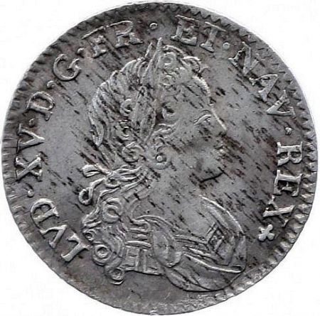 France 20 Sols Louis XV - Ecu de France-Navarre -1719 A