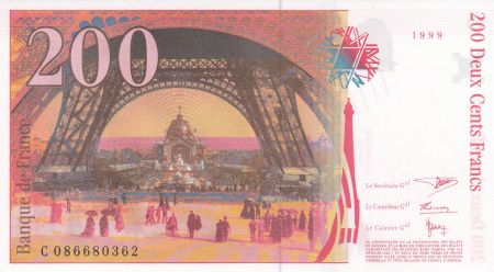 France 200 Francs - Eiffel - 1999 - Série C. 086