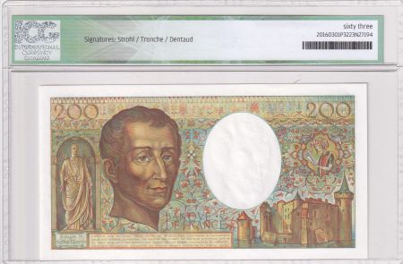 France 200 Francs - Montesquieu - 1981 - Série R.004 - ICG 63UNC