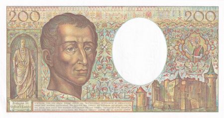 France 200 Francs - Montesquieu - 1989 - Série E.076 - F.70.09