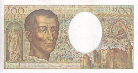France 200 Francs - Montesquieu - 1989 - Série Y.070 - F.70.09