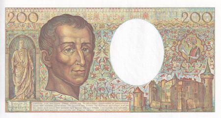France 200 Francs - Montesquieu - 1989 - Série Y.071 - F.70.09