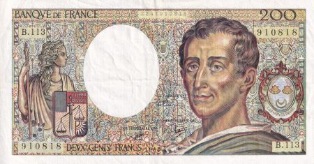 France 200 Francs - Montesquieu - 1990 - Série B.113 - F.70.10c