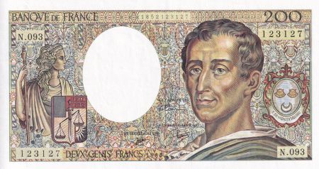 France 200 Francs - Montesquieu - 1990 - Série N.093 - F.70.10b