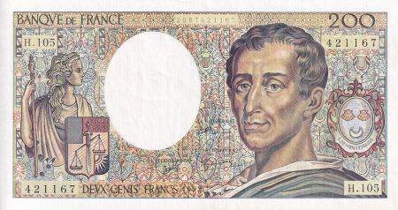 France 200 Francs - Montesquieu - 1992 - Série H.105 - F.70.12a
