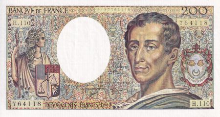 France 200 Francs - Montesquieu - 1992 - Série H.110 - F.70.12a