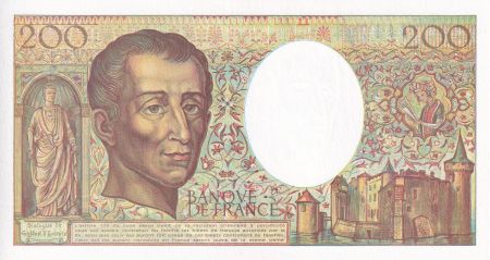 France 200 Francs - Montesquieu - 1992 - Série P.102 - F.70.12a