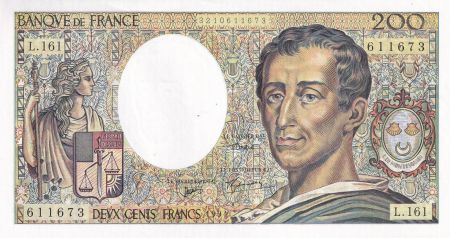 France 200 Francs - Montesquieu - 1994 - Série L.161 - F.70/2.01