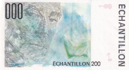 France 200 Francs - Ravel - Type Eiffel - Echantillon - 1995