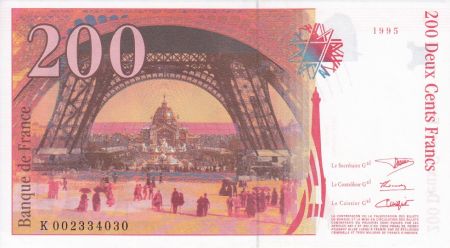 France 200 Francs Eiffel - 1995 K.002334030