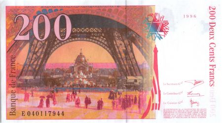 France 200 Francs Eiffel - 1996 E.040117944