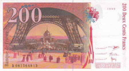 France 200 Francs Gustave Eiffel - Tour Eiffel - 1999