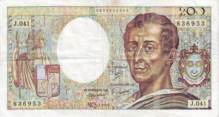 France 200 Francs Montesquieu - 1986 Fauté