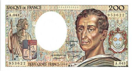 France 200 Francs Montesquieu - 1986 Série A.43