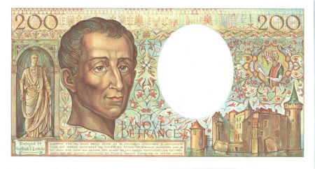 France 200 Francs Montesquieu - 1987 Série U.46 333332