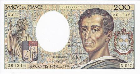 France 200 Francs Montesquieu - 1988 Série N.057