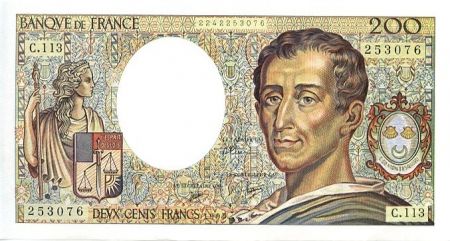 France 200 Francs Montesquieu - 1990 - C.113
