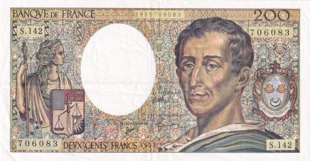 France 200 Francs Montesquieu - 1992 - Série S.142