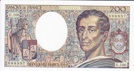 France 200 Francs Montesquieu - 1992 Série U.106