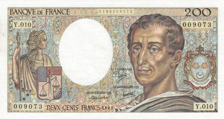 France 200 Francs Montesquieu 1982 - Série Y.010