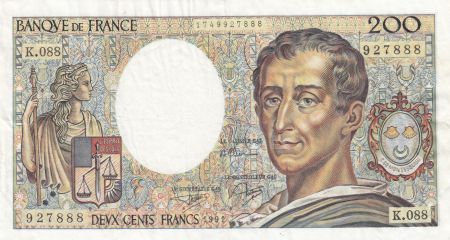 France 200 Francs Montesquieu 1991 - Série K.088
