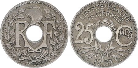 France 25 Centimes - Type Lindauer - France 1928 (EC)
