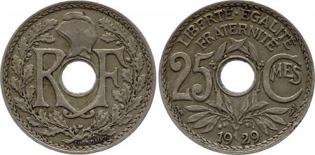 France 25 Centimes 1929 - Type Lindauer