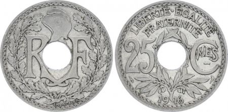 France 25 Centimes Lindauer - 1916
