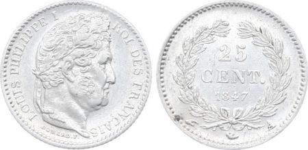 France 25 Centimes Louis-Philippe 1er - 1847 A