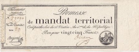 France 25 Francs 28 Ventose An IV (18.3.1796)