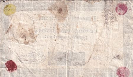 France 25 Livres- Impression noire - 06-06-1793 - Sign. Jame - Série 3660 - L.168