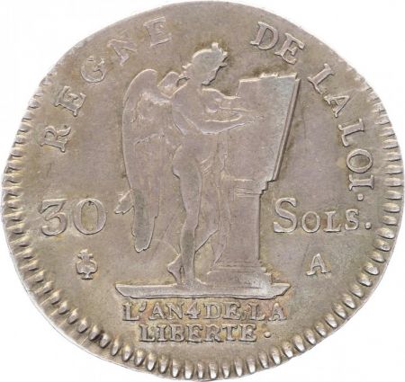 France 30 Sols Louis XVI - Génie