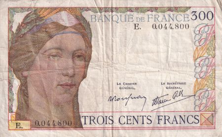 France 300 Francs - Cérès et Mercure - 1938 - Lettre E - TB - F.29.01