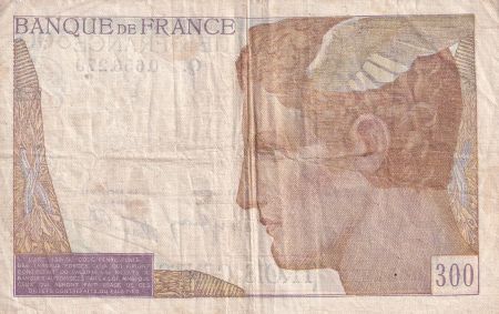 France 300 Francs - Cérès et Mercure - 1939 - Lettre Q - TB - F.29.03