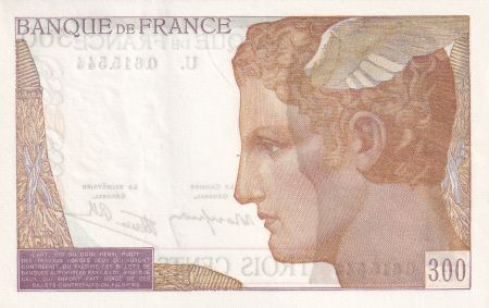 France 300 Francs - Cérès et Mercure - 1939 - Lettre U - F.29.03