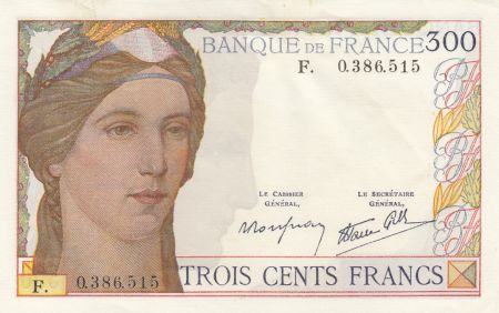 France 300 Francs Cérès et Mercure - 1938 - F.0.386.515 - SUP