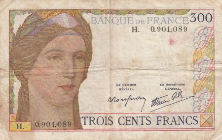 France 300 Francs Cérès et Mercure - 1938 - H.0.901.089 - TB
