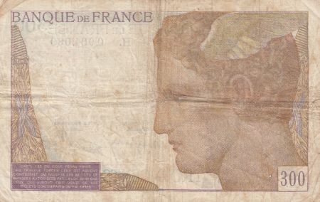 France 300 Francs Cérès et Mercure - 1938 - H.0.901.089 - TB
