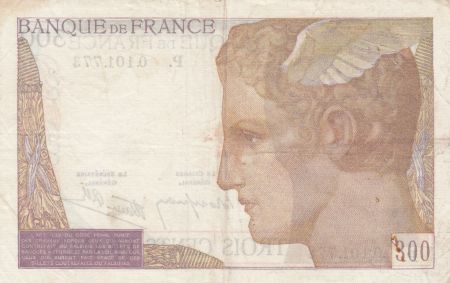 France 300 Francs Cérès et Mercure - 1938 - P. 0.101.773 - TTB