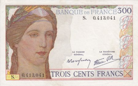 France 300 Francs Cérès et Mercure - 1939 Série S