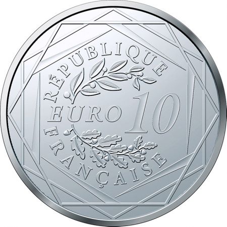 France 400 ans de Jean de la Fontaine - 10 Euros Argent 2021