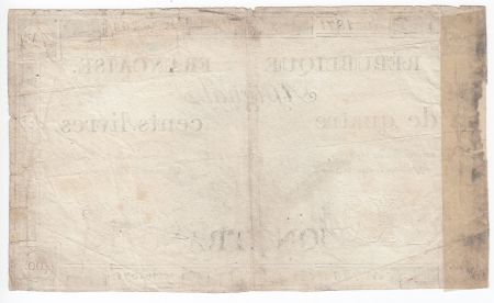 France 400 Livres 21-11-1792 - Sign. Gaillard Série 1871 - PTB