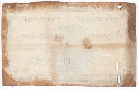 France 400 Livres 21-11-1792 - Sign. Henry Série 1134 - PTB