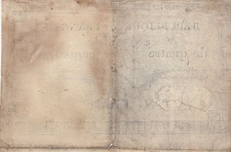 France 400 Livres 21-11-1792 - Sign. Perier Série 1437 - TB