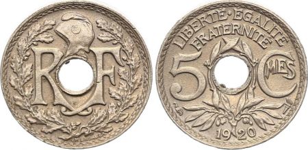 France 5 Centimes, Lindauer - Petit Module - 1920