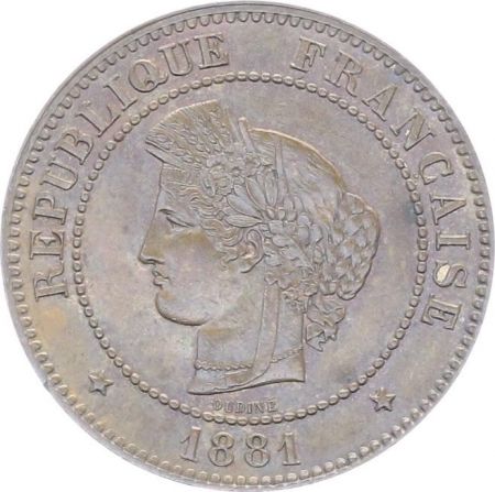 France 5 Centimes Cérès - Troisième République - 1881 A