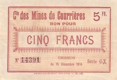 France 5 F Courrières Compagnie des Mines